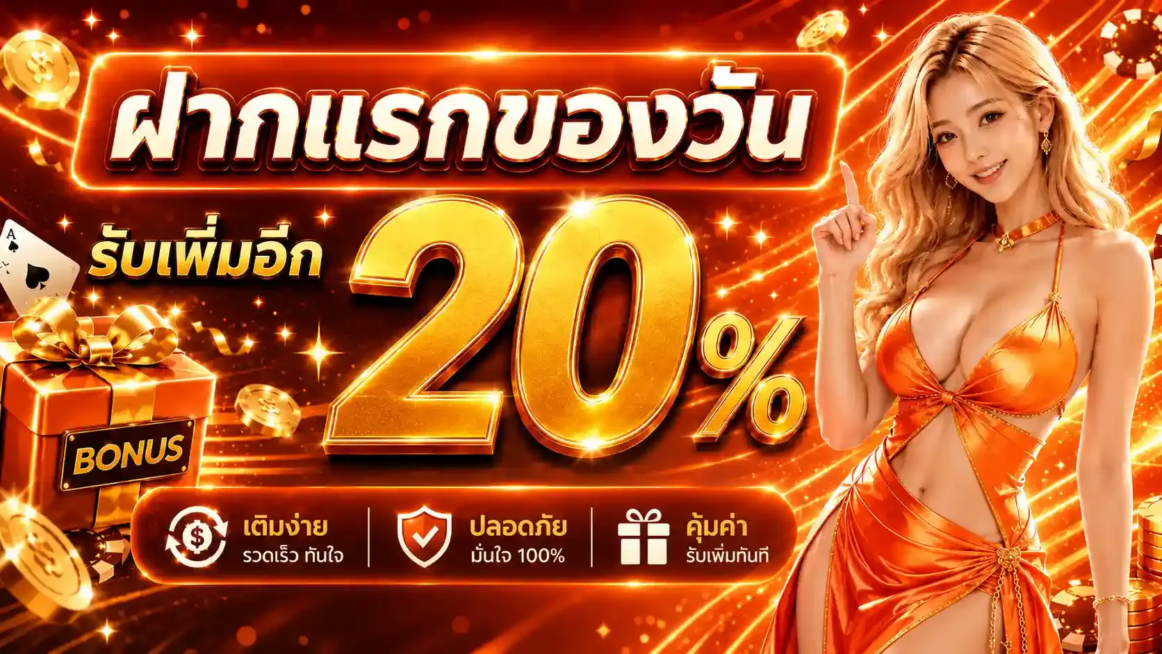 PIZZA168 คาสิโนออนไลน์ ฝากถอนเร็ว เว็บตรงมั่นคง